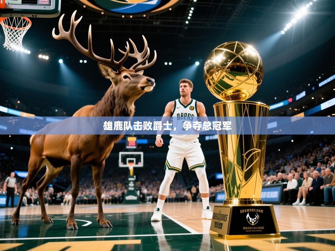 雄鹿队击败爵士，争夺总冠军