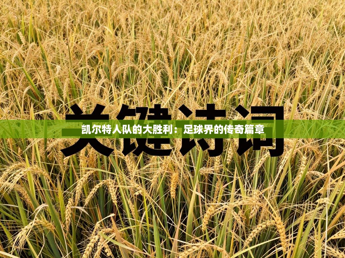 凯尔特人队的大胜利：足球界的传奇篇章  第2张