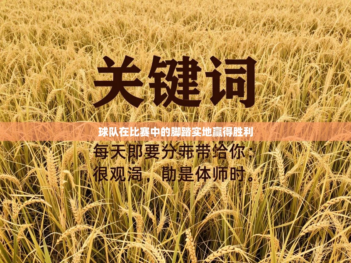 球队在比赛中的脚踏实地赢得胜利  第2张