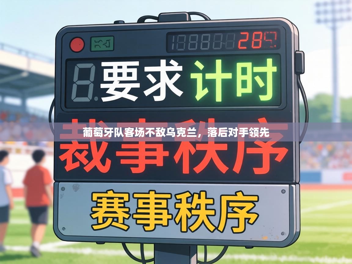 葡萄牙队客场不敌乌克兰,落后对手领先